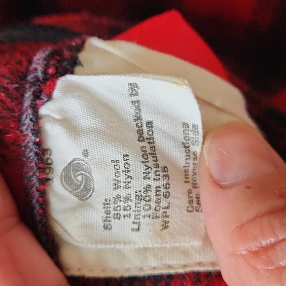 Vintage 60's Woolrich Wool Hunting Pants Buffalo Plaid Fully Lined Mens 34x31 - Picture 3 of 7